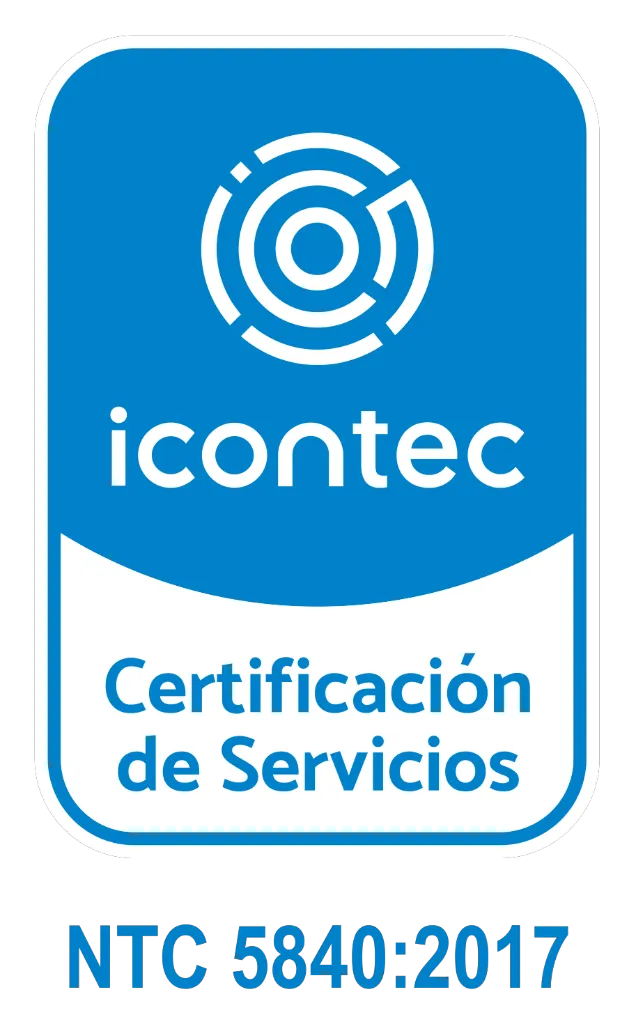 Certificación ICONTEC NTC 5840:2017